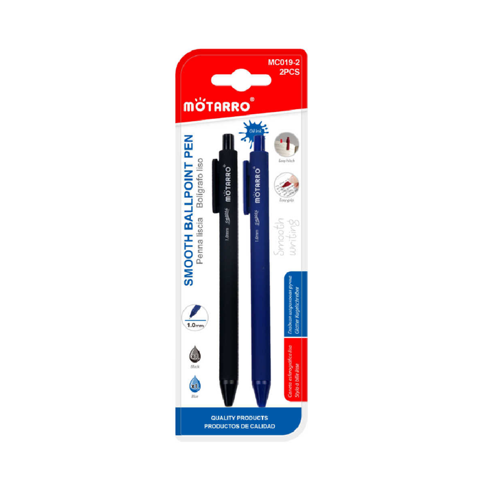 Casaliving Ballpoint Pens Black & Blue 2pcs