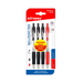 Casaliving Ballpoint Pens Black & Red 4pcs
