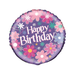 Casaliving Birthday Blossom 18" Foil Balloon