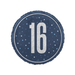 Casaliving Blue "16" Foil Prismatic Balloon