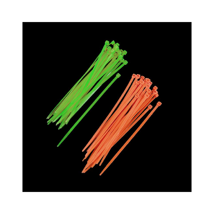 Casaliving Cable Ties Fluro Colours 72pc