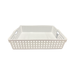 Casaliving Circle Basket – White