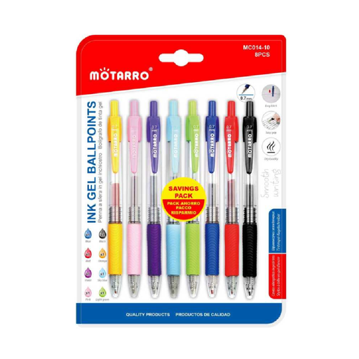 Casaliving Color Gel Pen Pack 8pcs