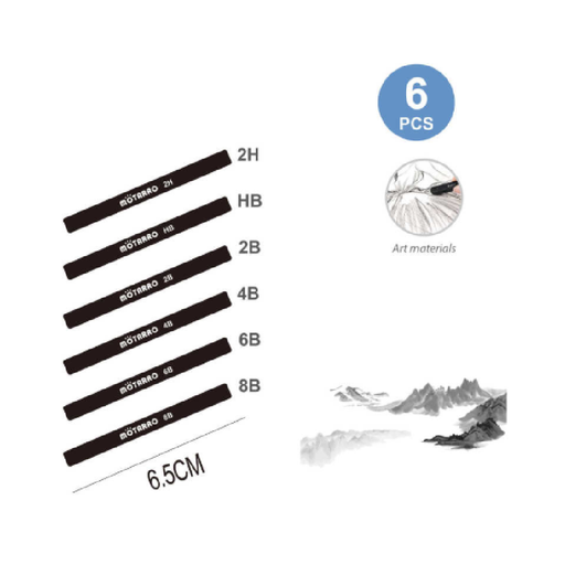 Casaliving Compressed Graphite Blocks 6pcs