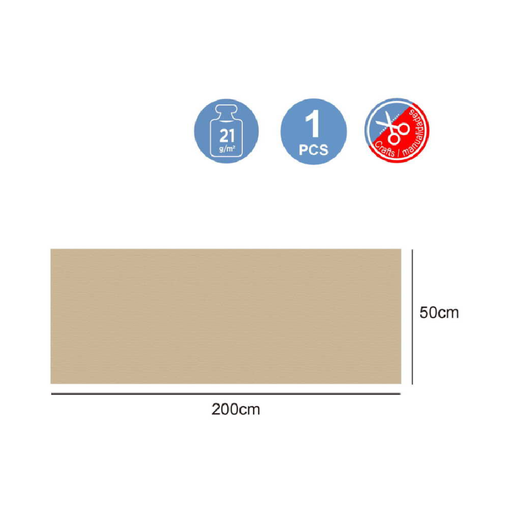 Casaliving Crepe Paper 50 × 200cm 21g Gold
