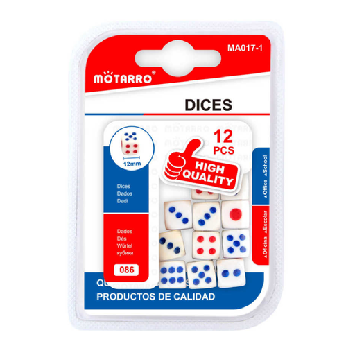 Casaliving Dices 12pcs Large Bulk Dice Set