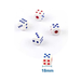 Casaliving Dices 4pcs Bulk Game Dice Set
