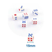Casaliving Dices 6pcs Game Dice Pack