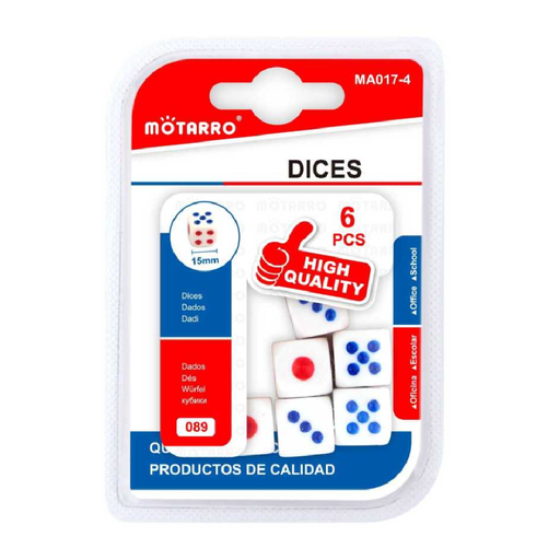 Casaliving Dices 6pcs Game Dice Pack