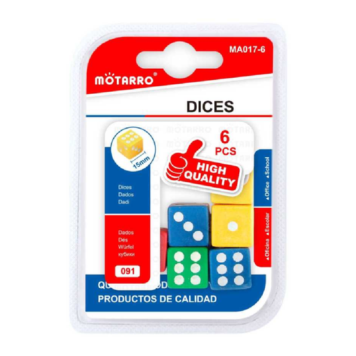 Casaliving Dices Assorted 6pcs Game Set