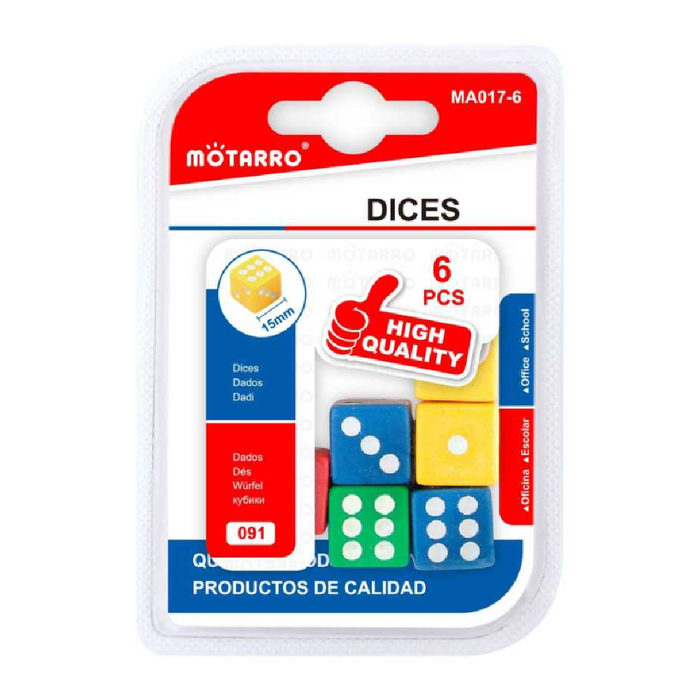 Casaliving Dices Assorted 6pcs Game Set