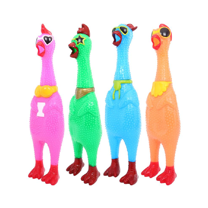 Casaliving Dog Toy Squeaky Cool Chicken