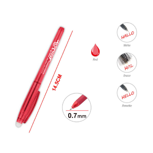 Casaliving Erasable Ballpoint Pen Red