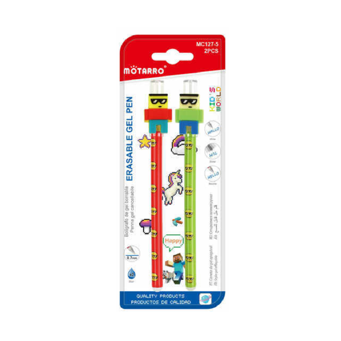 Casaliving Erasable Gel Pen Boy 0.72pcs | Pens & Markers for School
