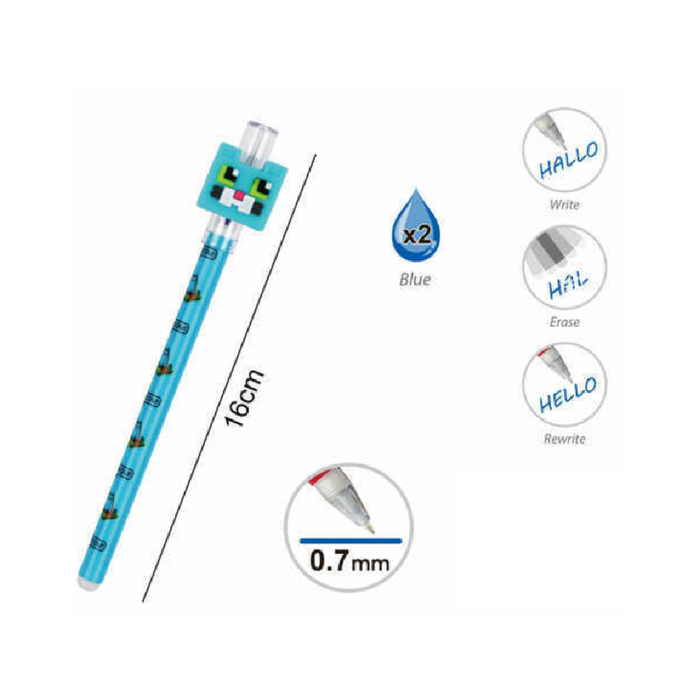Casaliving Erasable Gel Pen Kitten 0.72pcs | Pens & Markers for School