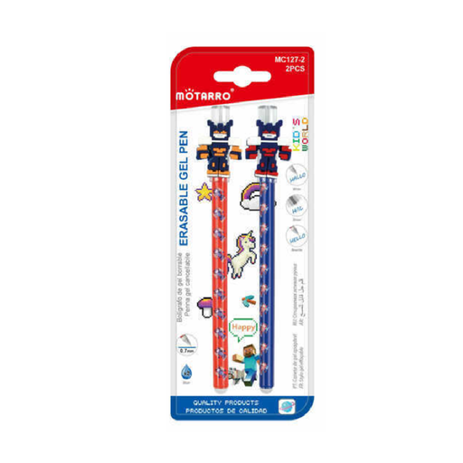Casaliving Erasable Gel Pen Robot 0.72pcs | Pens & Markers for School