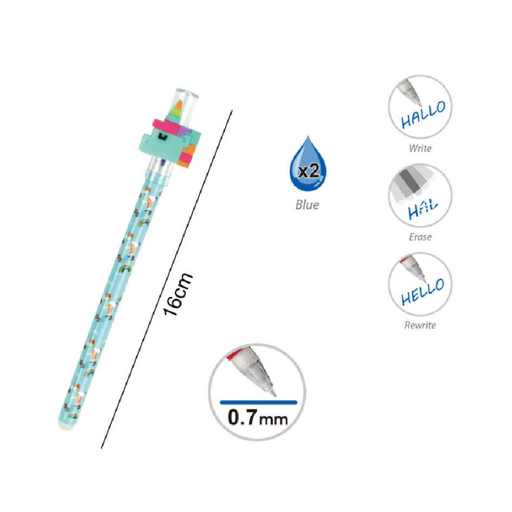 Casaliving Erasable Gel Pen Unicorn 0.72pcs | Pens & Markers