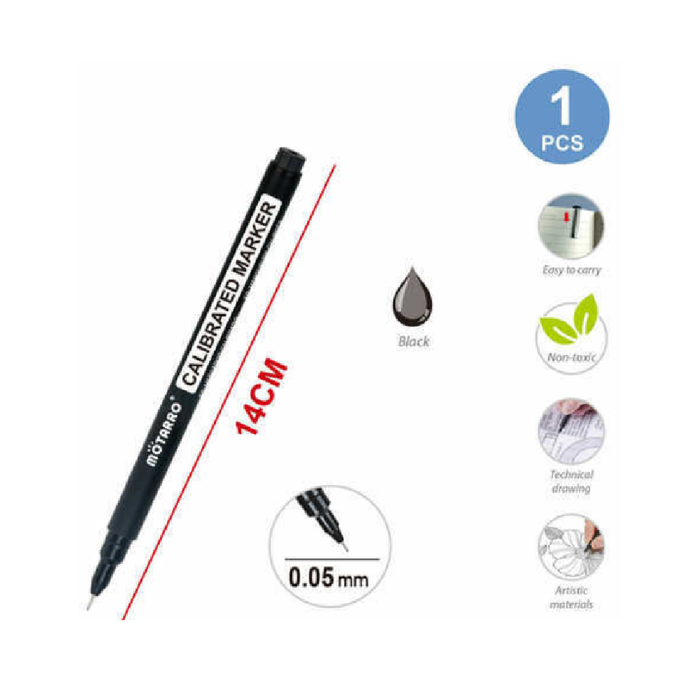 Casaliving Fineliners 1.2 Black | Pens & Markers for School & Office