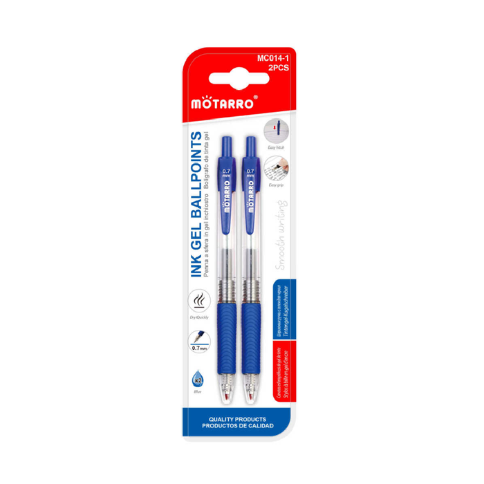 Casaliving Gel Pens Blue 2pcs