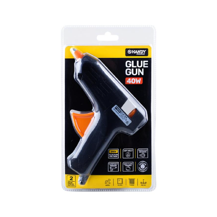 Casaliving Glue Gun Black 40W with Glue Sticks