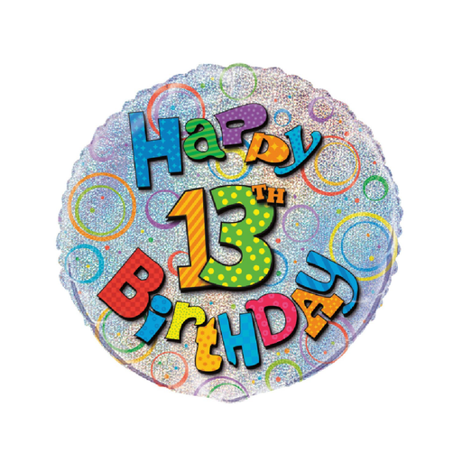 Casaliving Happy Birthday "13" Foil Balloon