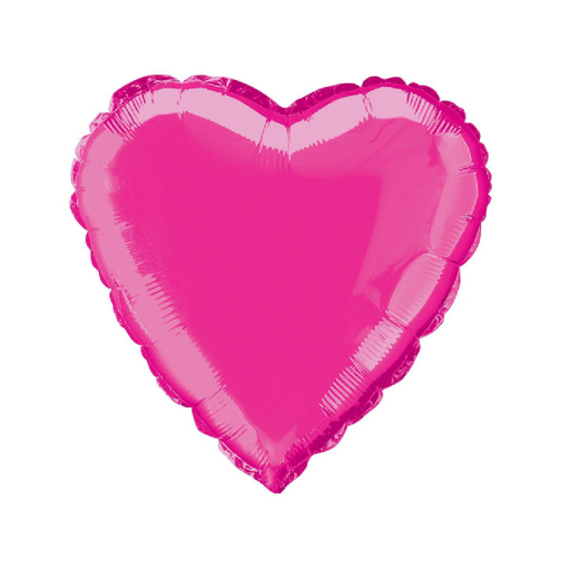 Casaliving Hot Pink Heart 18" Foil Balloon