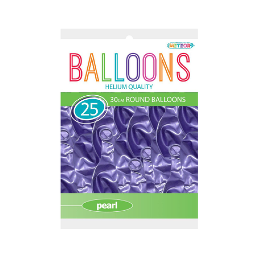 Casaliving Lavender 12" Pearl Balloons 25pk