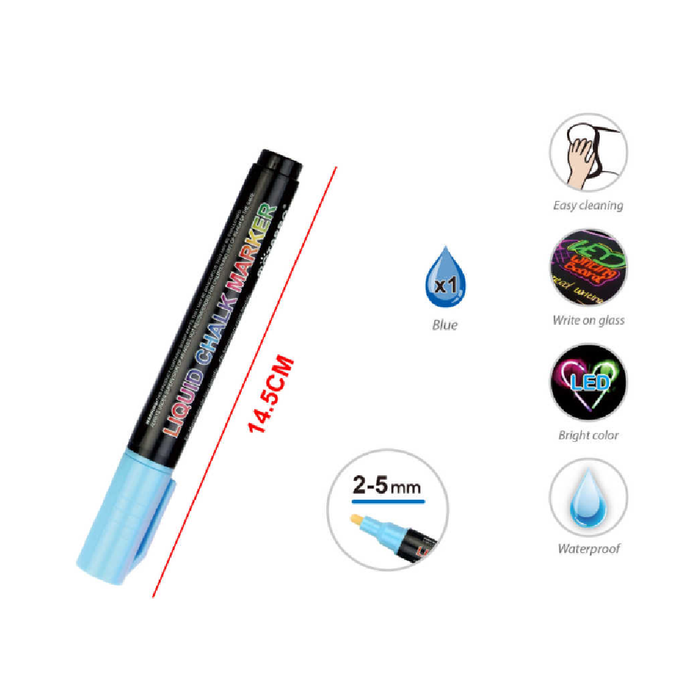 Casaliving Liquid Chalk Marker Blue for Signs
