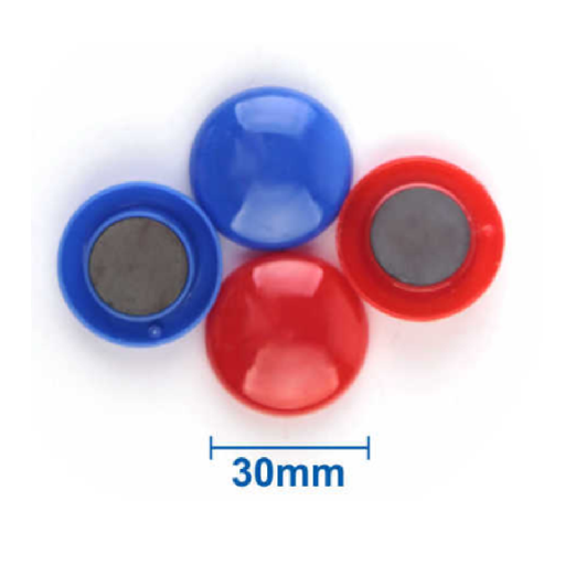 Casaliving Magnets Round Assorted Colors 304pcs
