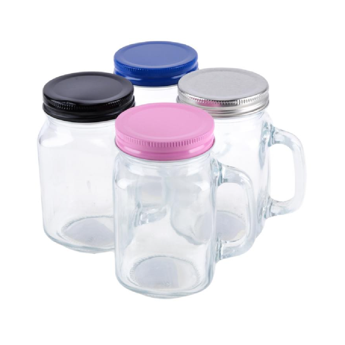 Casaliving Mason Jar with Lid 450mL