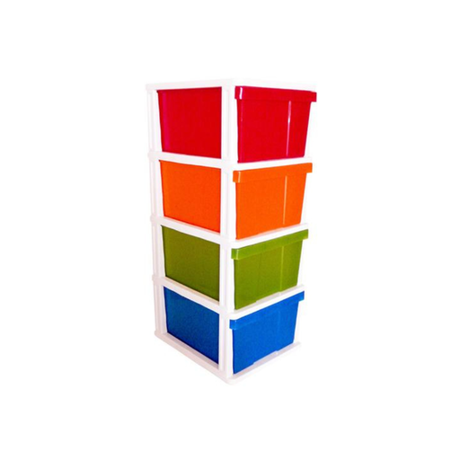 Casaliving Mega 4 Drawer Multicolour Storage