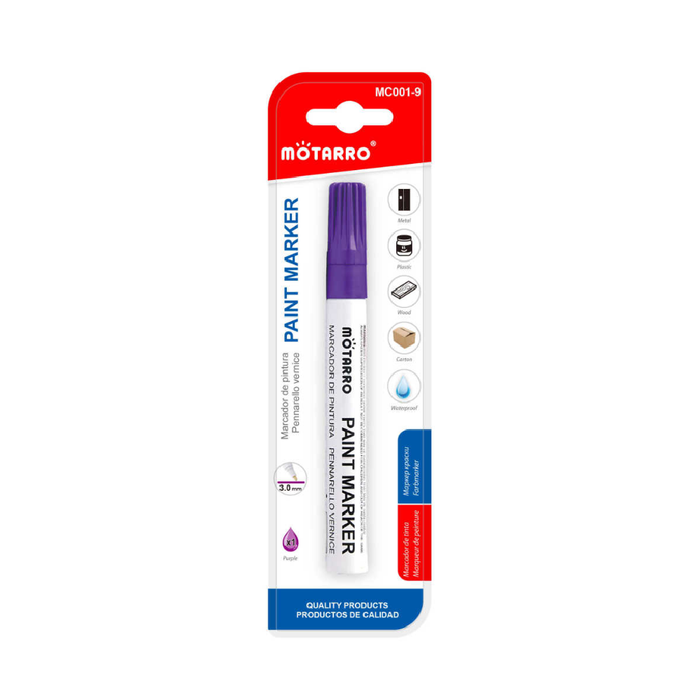 Casaliving Paint Marker Purple for Art & Crafts