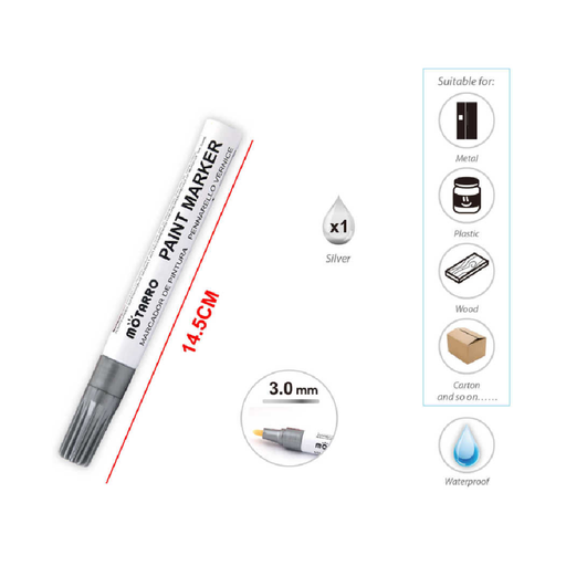 Casaliving Paint Marker Silver for Crafts