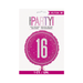 Casaliving Pink "16" Foil Prismatic Balloon