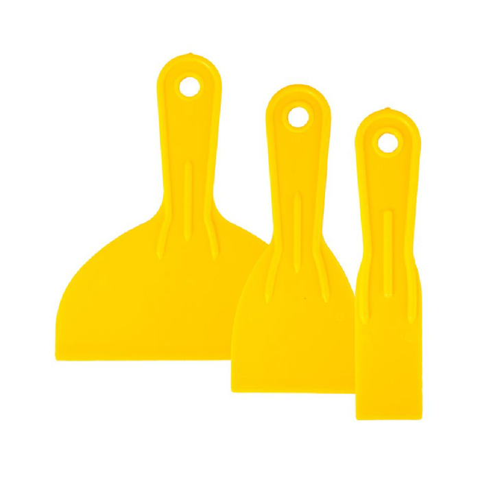 Casaliving Plaster Scraper Knives Yellow 3pc