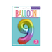 Casaliving Rainbow "9" 34" Numeral Balloon