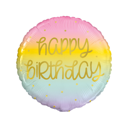 Casaliving Rainbow Star Happy Birthday Balloon