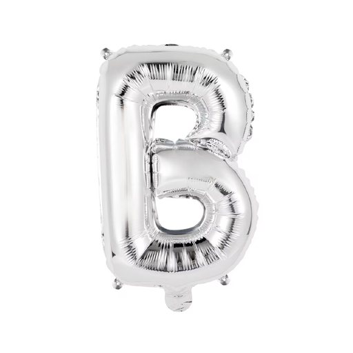 Casaliving Silver "B" 14" Alphabet Foil Balloon