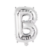 Casaliving Silver "B" 14" Alphabet Foil Balloon
