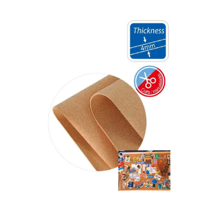 Casaliving Soft Cork Board 40 x 60cm x 4
