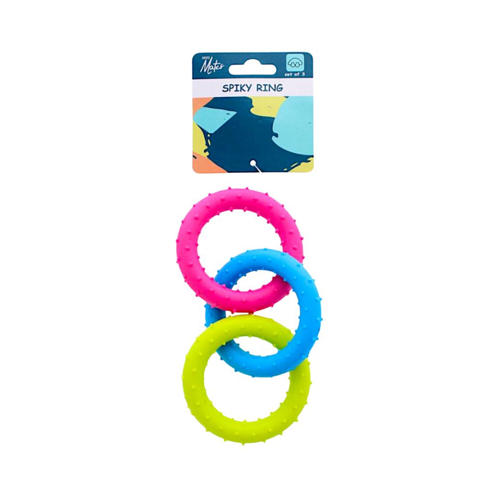 Casaliving Spiky Ring Dog Toy - Set of 3 — Casa Living