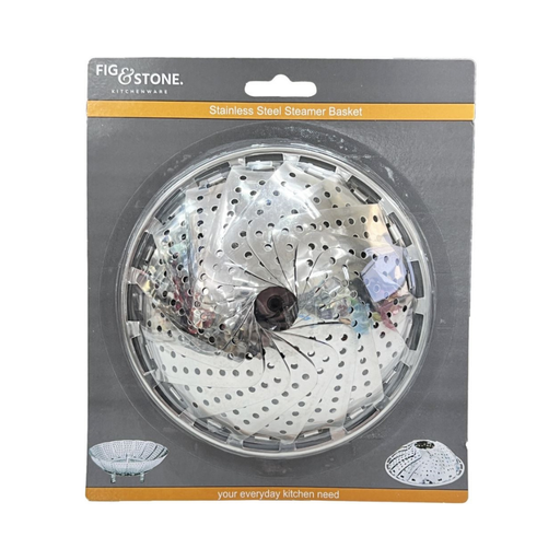 Casaliving Stainless Steel Steamer Basket 22cm
