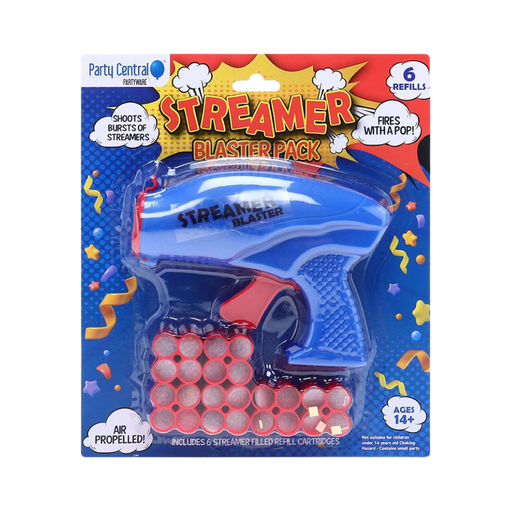 Casaliving Streamer Blaster with 6 Refills