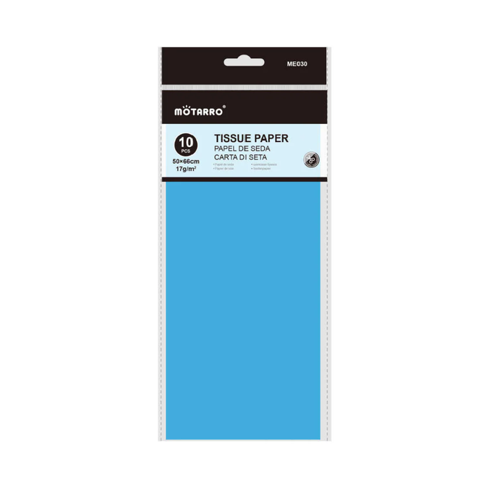 Casaliving Tissue Paper 50 × 66cm 10pcs Blue Torquoise