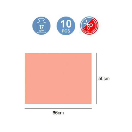 Casaliving Tissue Paper 50 × 66cm 10pcs Light Pink