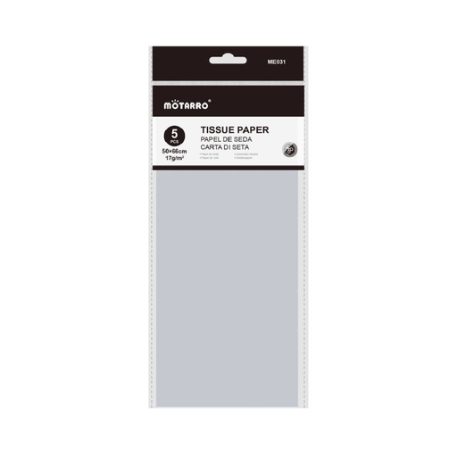 Casaliving Tissue Paper 50 × 66cm 5pcs Silver