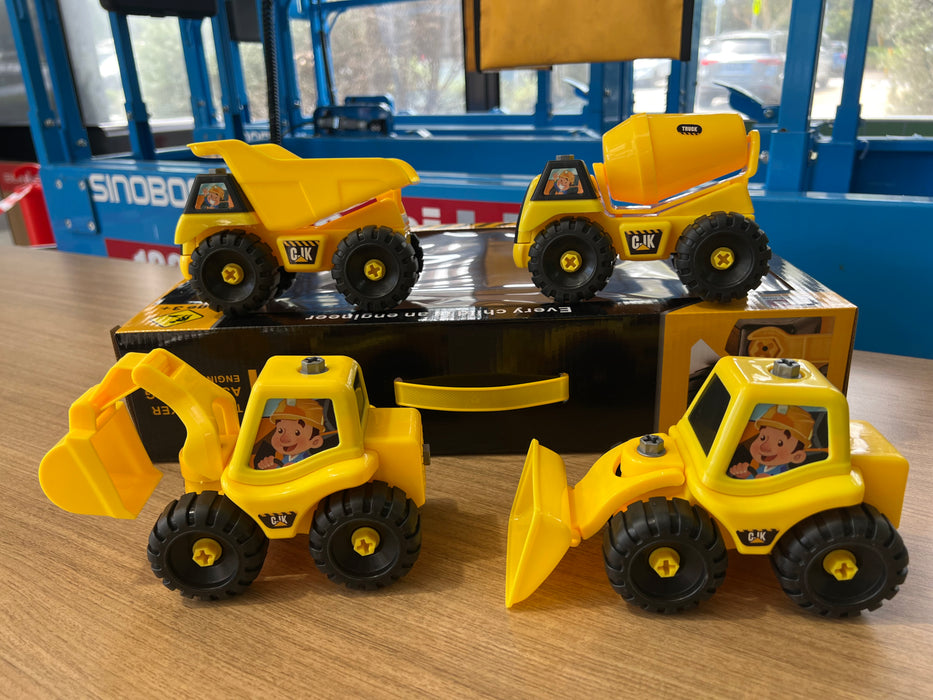 Casaliving Tonka Style Toys CAT Bulldozer Dump Truck Set
