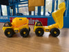 Casaliving Tonka Style Toys CAT Bulldozer Dump Truck Set