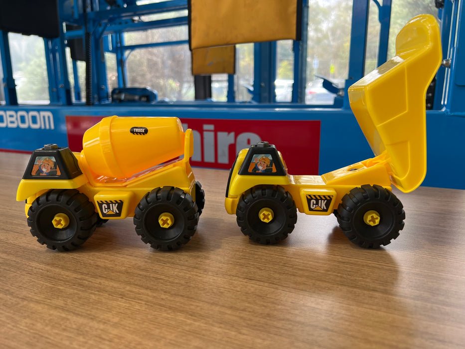 Casaliving Tonka Style Toys CAT Bulldozer Dump Truck Set