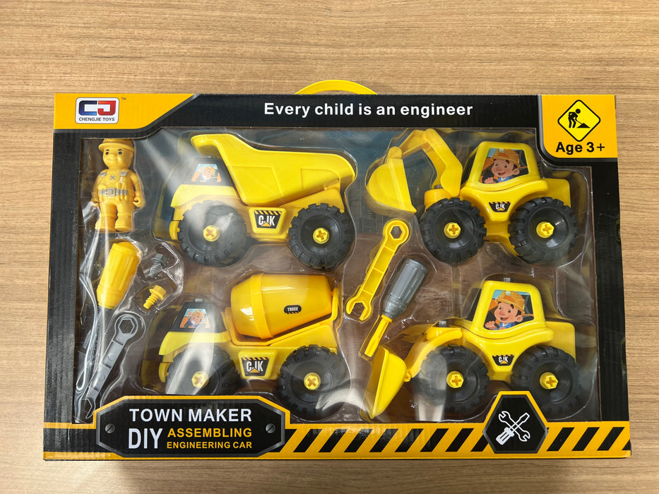 Casaliving Tonka Style Toys CAT Bulldozer Dump Truck Set